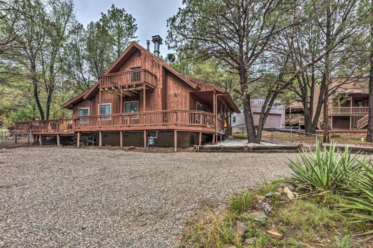 Rustic Ruidoso Cabin With Large Deck And Grill! Zewnętrze zdjęcie